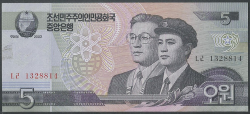 Korea Del Norte 5 Won 2002 P58