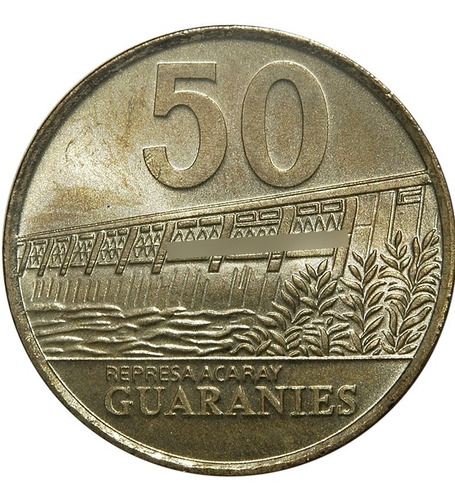 Moneda Paraguay 50 Guaranies 1995