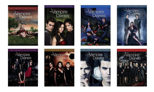 Vampire Diaries Diario Vampiros Serie Completa 1 - 8 Dvd