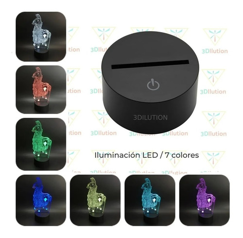 Lámpara Mesa 3d Estrella De La Muerte Base Negra + Control