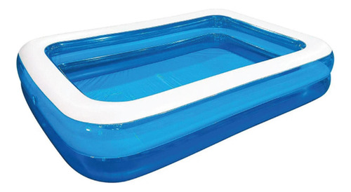 Piscina Inflable De Pelotas Y Agua Para Niños Rectangular