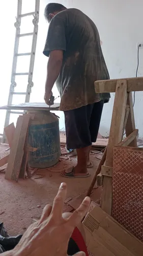 Construção E Manutenção Empresa, Pai E Filho  