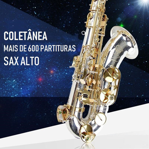 Coletânea 650 Partituras Sax Alto Diversas Envio Emediato