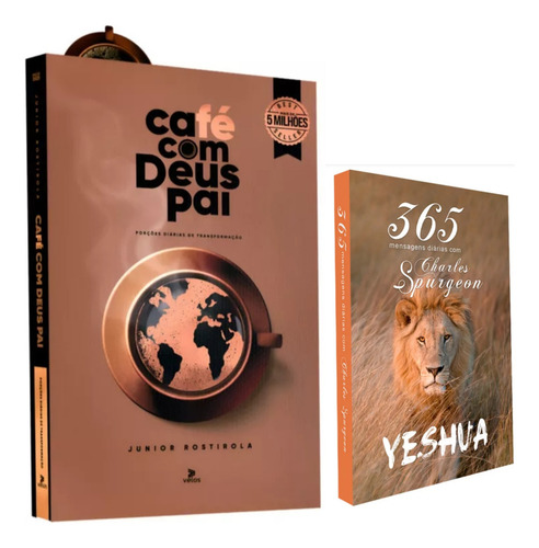 Kit Devocional Café Com Deus Pai 2025 E Devocional 365 Mensagens Diárias Com Charles Spurgeon