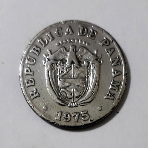 Moneda Panameña Año 1975 - Cinco Centésimos De Balboa 