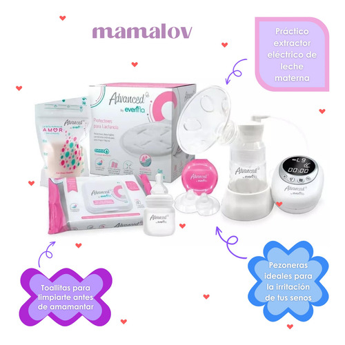 Set De Lactancia Materna Evenflo Con Extractor Eléctrico6700