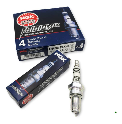 Imagen 3 de 3 de Bujia Ngk Dpr8eix Iridium Original Japon Klr650 Gs500 D Moto