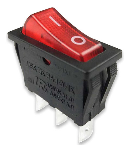 Switch Suiche Interruptor On-off-on Rojo Somos Tienda