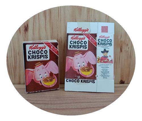Cajas Mini Cereal De Juguete Promocionales Vintage Kelloggs
