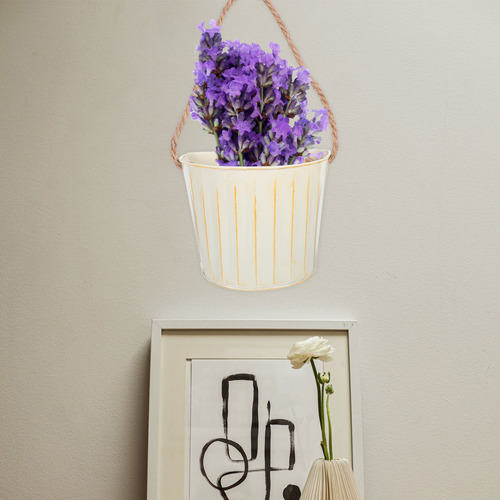 Maceta Colgante Con Cuerda: Maceta De Pared Minimalista Para