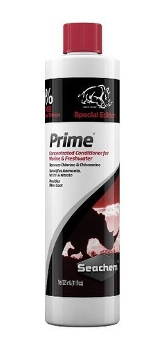 Seachem Prime 325ml - Condicionador De Água P/ Aquário