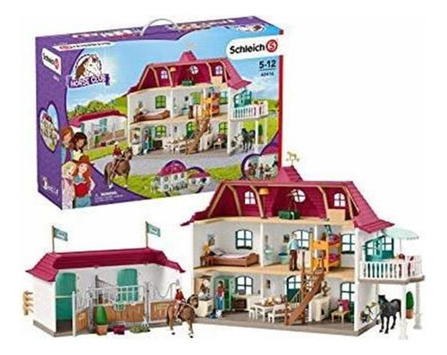 Schleich Estable Grande Caballo Con House Y Estable