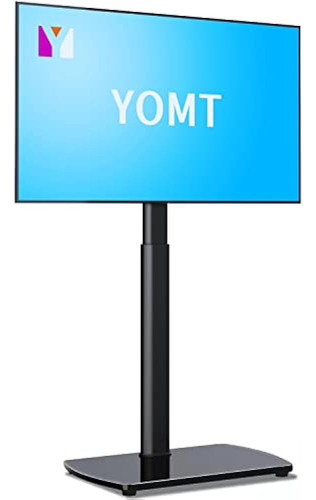 Yomt Tv Floor Stand Para Televisores De 27 A 65 Pulgadas U
