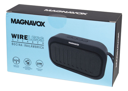 Caixa De Som Bluetooth Magnavox Mps3111-mo 5w 110v/220v Preto