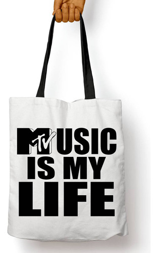 Bolso Music Is My Life (d0471 Boleto.store)