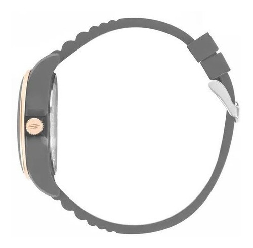 Relógio Mormaii Feminino Multifunção Silicone Cinza Garantia