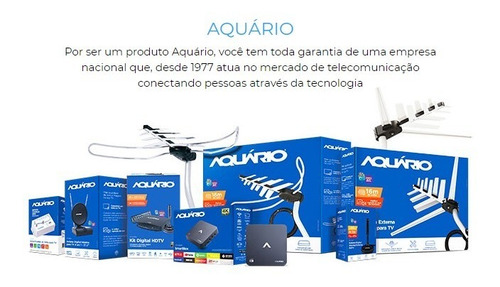 Kit Conversor Digital + Amplificador Sinal + Antena Externa
