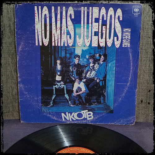 New Kids On The Block - No More Games - Arg 1990 Vinilo Lp