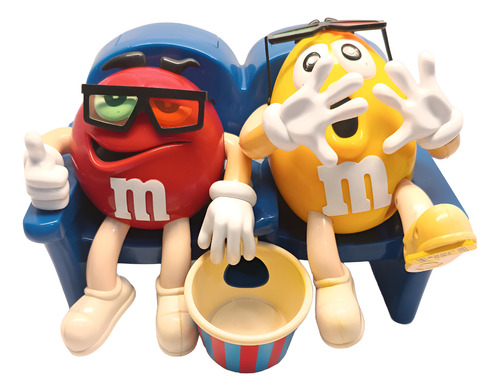 Dispenser M&m Mem At Movie 3d Cinema Sofá Raro Antigo (Usado)