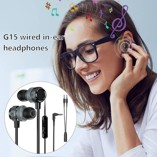 Auriculares Con Alambre Auriculares Con Cable De 3 5 Mm Auri