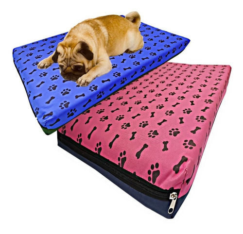 Colchoneta Mascotas Cama Perros Y Gato 60x50cm Antifluidos