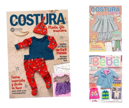 Lada Inclinado Comercial Revistas Con Moldes Ropa Bebe | MercadoLibre 📦