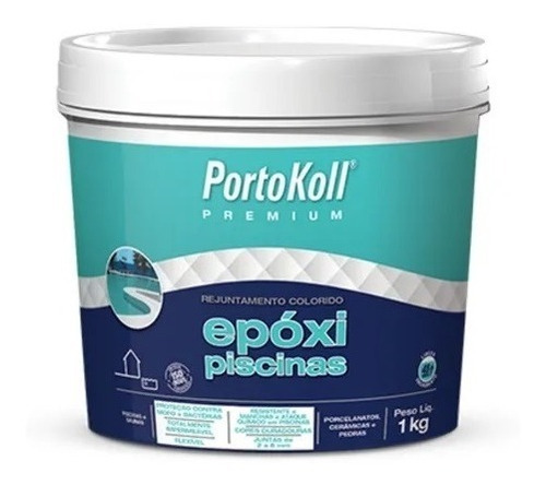 Rejunte Epóxi Piscinas Acquaflex Azul Cobalto 1 Kg Portokoll