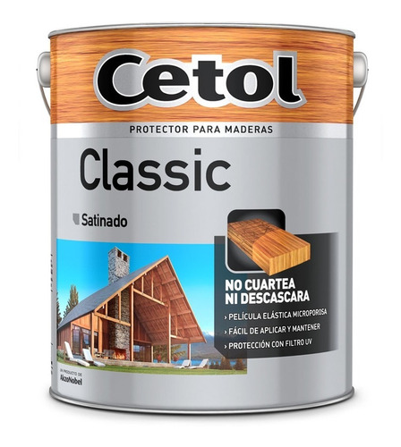 Impregnante Para Madera Cetol Classic Satinado 1 Lt