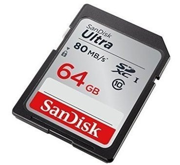 Imagen 2 de 5 de Memoria Sd Sandisk 64 Gb Ultra Clase 10 80mbps