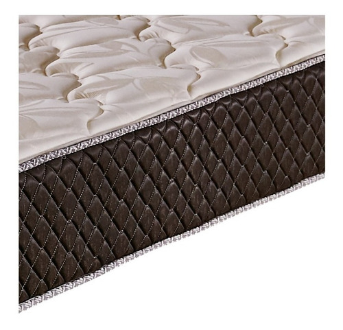 Imagen 5 de 5 de Colchón 2 plazas de espuma Cannon Espuma Exclusive beige y marrón - 140cm x 190cm x 25cm