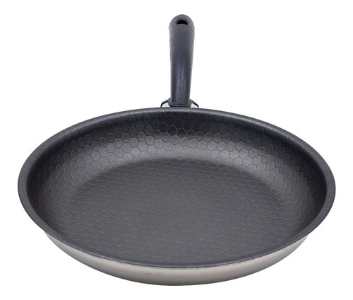 Sartén Plano Excálibur De Acero Inoxidable Negro 28cm