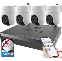 Comprar Ezviz Wifi Kit Nvr 8ch X5s + 4 Cam H8c 2mp Pt Colorvu Wifi
