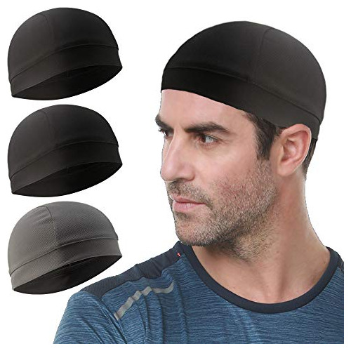 Go-sport Paquete De 3 Gorra De Calavera De Enfriamiento Forr