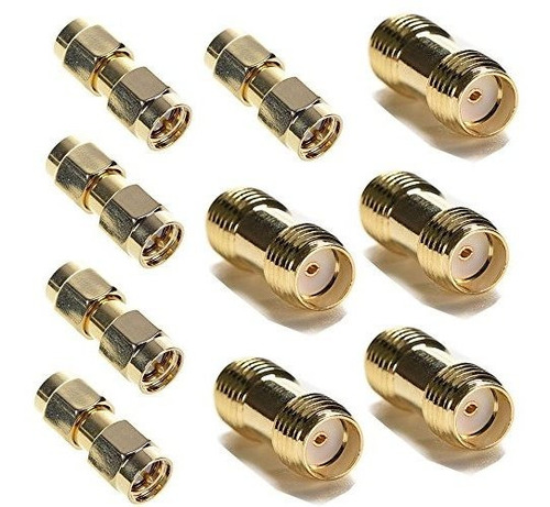 Exgoofit Sma Conector 5 Pack Dama Rf Adaptador Coaxial