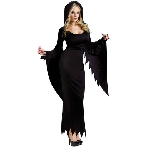 Disfraz Para Mujer Vestido Con Capucha- Halloween Talla