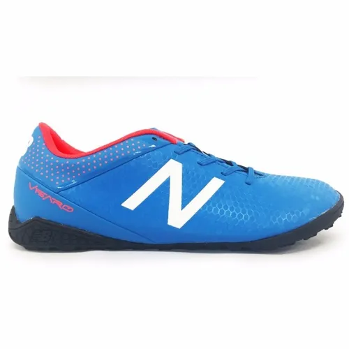 Cadena musicas Lechuguilla Botines New Balance Visaro Turf Celeste C/naranja | MercadoLibre