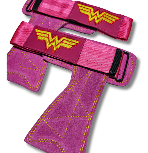 Kit Calleras Straps Y Grilletes De Cuero Para Gym Mujer