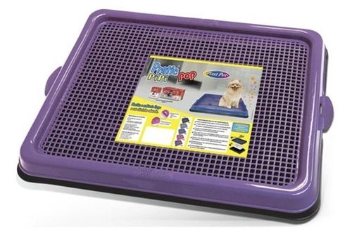 Bandeja Sanitaria Pop Para Perro 63x49x5,5cm Violeta