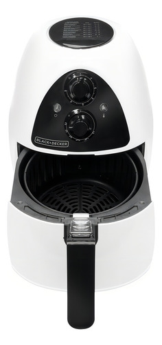 Freidora De Aire Black+decker. Capacidad Grande 2.6 Litros. Color Blanco