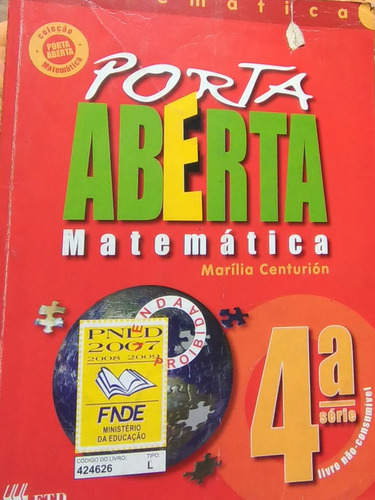 Porta Aberta Matemática 4ª Série
