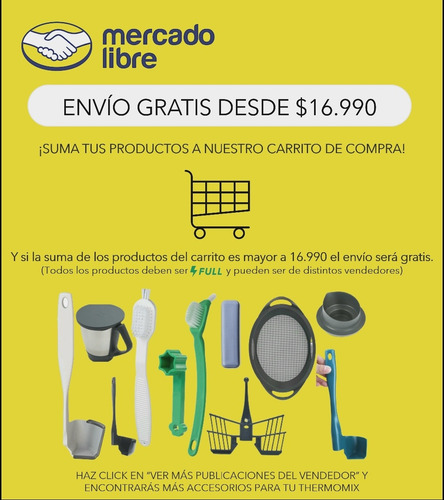 Imagen 4 de 4 de Cubrecuchillas Para Thermomix Tm6/ Tm5 De Acero Inoxidable