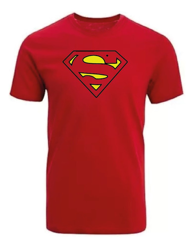 Polera Estampada De Superman, Cine, Ufo, Argamodas