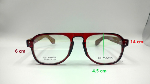 Lentes C Mark Varilla Tipo Madera M6508