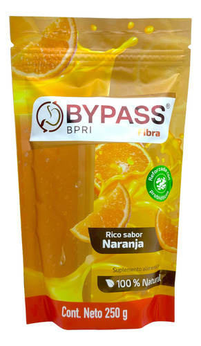 Bypass Fibra Sabor Naranja 250 G Bpri.