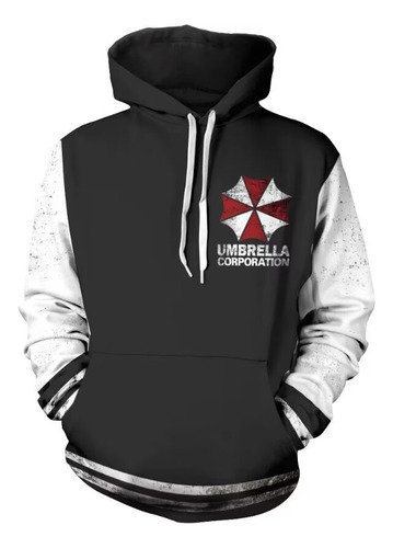 Sudadera Creative Print Resident Evil Umbrella Biochemical