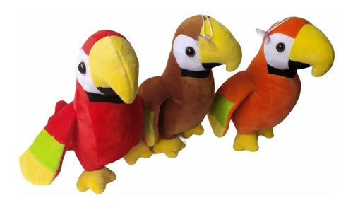 Loro En Peluche - Animales - 28 Cm X 20 Cm Confirmar Disponi