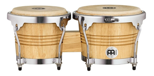 Bongo Meinl Wb200 Roble De Siam Color Natural Aros Cromados