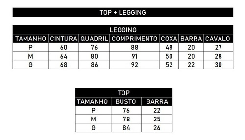Imagem 10 de 10 de Conjunto Legging E Top Forza Moto