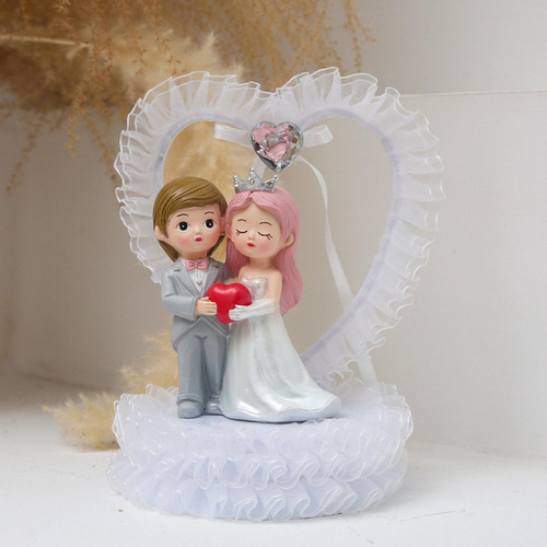 W Adornos Para Tartas De Novia Y Novios, Modernos Y