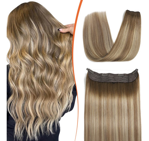 Extensiones De Cabello Humano Real Balayage, Color Marron No